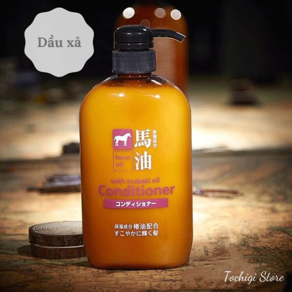Dầu gội xả mỡ ngựa Horse Oil Nhật Bản 2